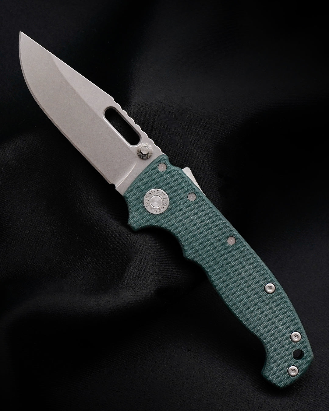 USA MGAD20S MagnaCut Clip Point - Forest Green G10