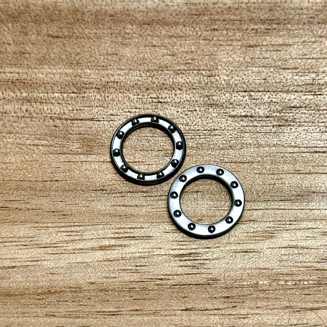 Replacement pivot pin bearings for the AD20S (Slim) USA Made folding knife.