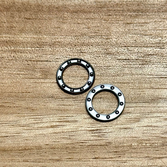 Replacement pivot pin bearings for the AD20S (Slim) USA Made folding knife.