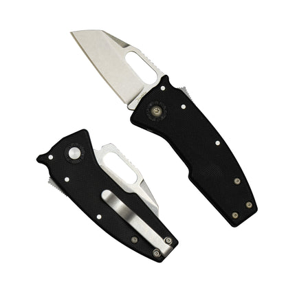 Nano-Shark Black GRN folding knife with a AUS10A shark foot blade.