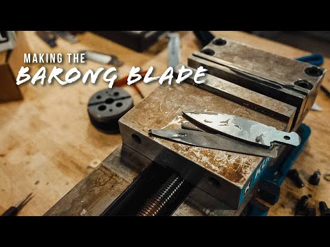 Video showing the making of the AD20 Barong folding knife.