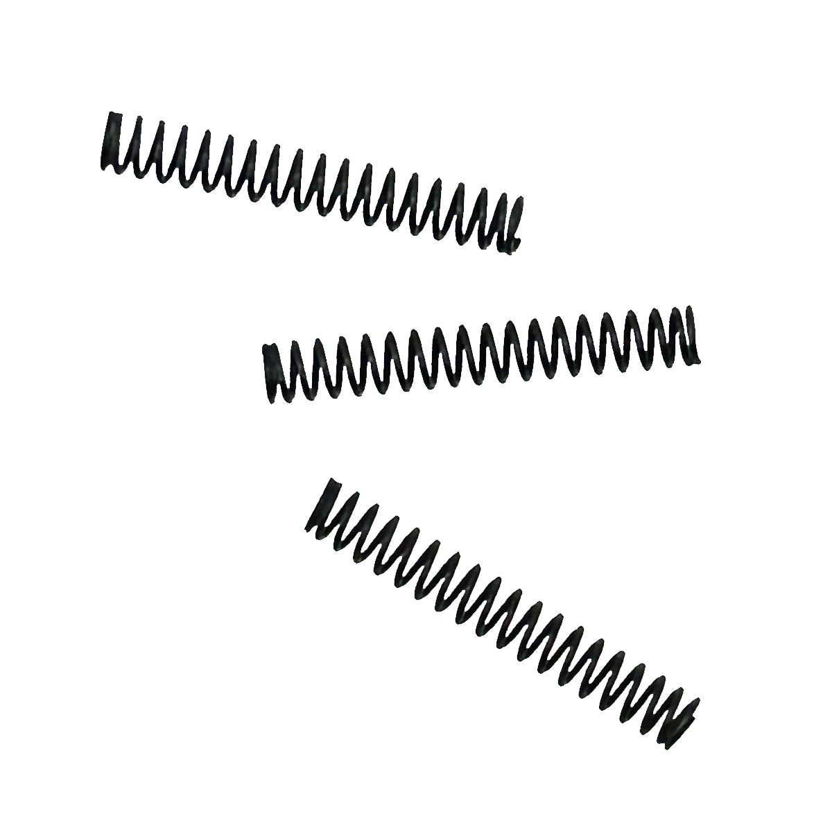 Three pack of replacement springs for the shark-cub folding knife shark-lock.