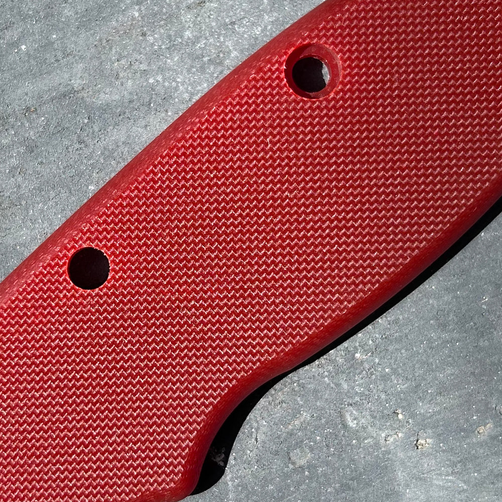 Red G10 peel ply replacement scales with for the USA-Made AD20.